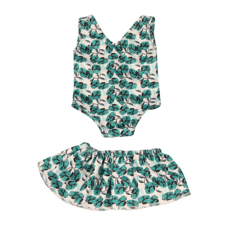 18 inch doll clothes doll leaf pattern skirt set-CL-0126插图2