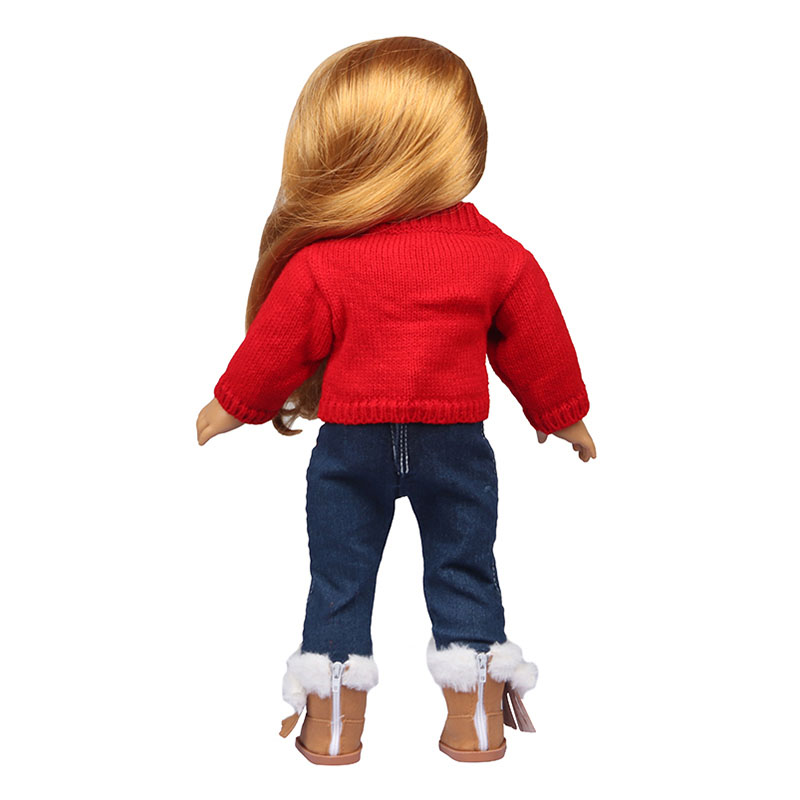 18 inch doll clothes doll one arrow through the heart sweater set-CL-0163插图4