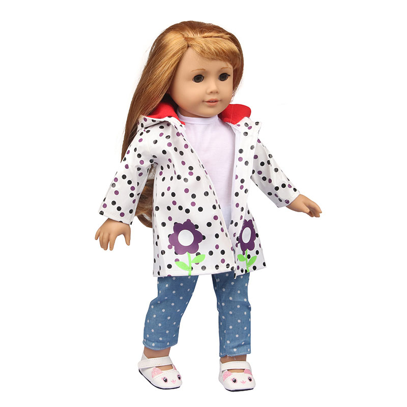 18 inch doll clothes doll raincoat set-CL-0171插图5