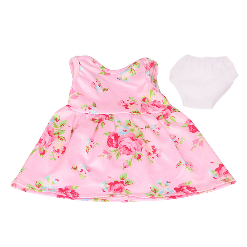 18 inch doll clothes doll camellias dress + panties-CL-0128插图2