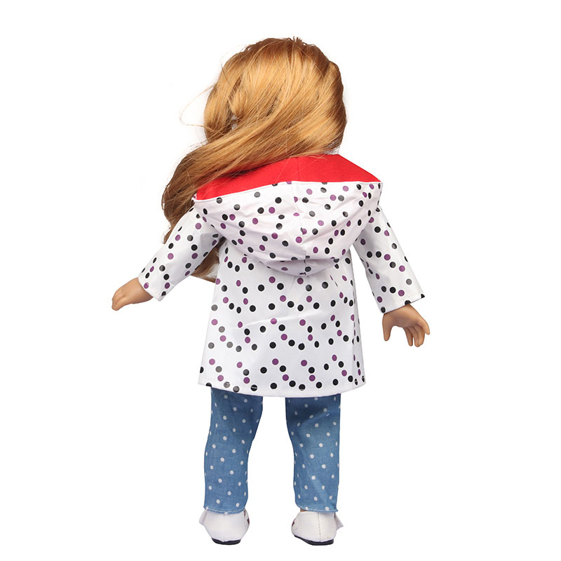 18 inch doll clothes doll raincoat set-CL-0171插图4
