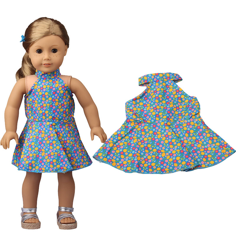 18 inch doll clothes doll polka dot pleated skirt-CL-0178插图