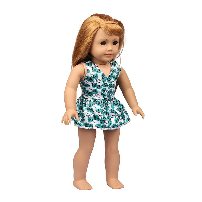 18 inch doll clothes doll leaf pattern skirt set-CL-0126插图5