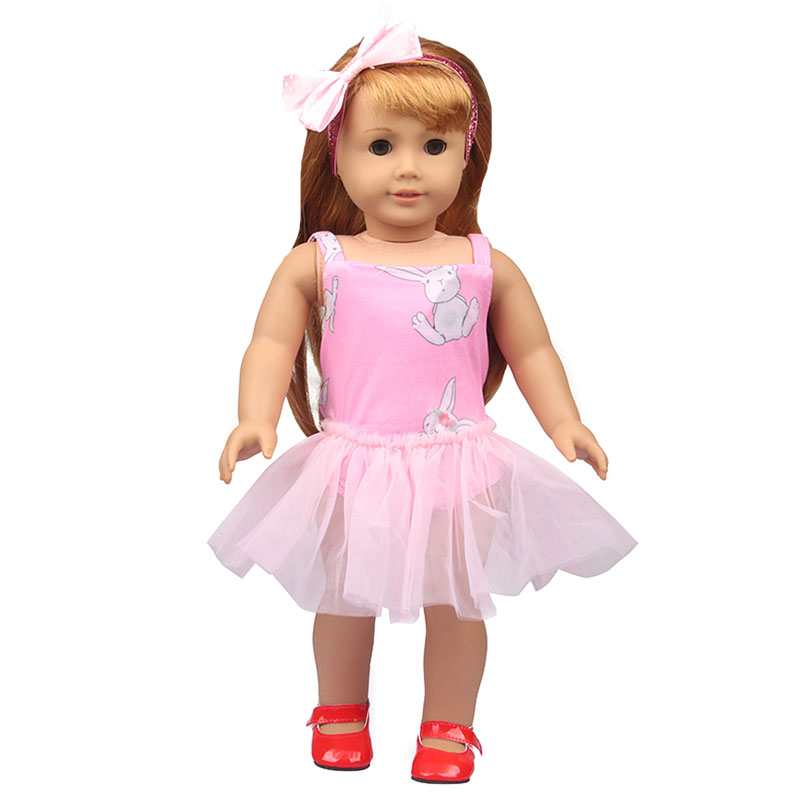 18 inch doll clothes doll rabbit skirt set-CL-0129插图3