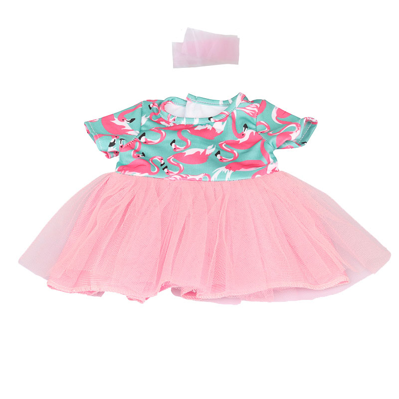 18 inch doll clothes doll flamingo print dress-CL-0108插图2