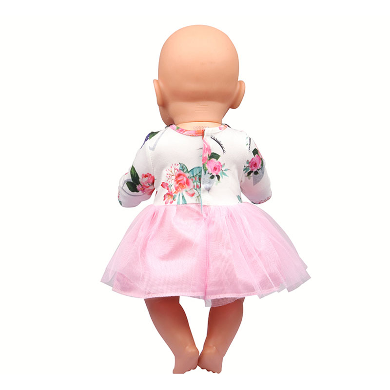 18 inch doll clothes doll flower mesh skirt-CL-0169插图4