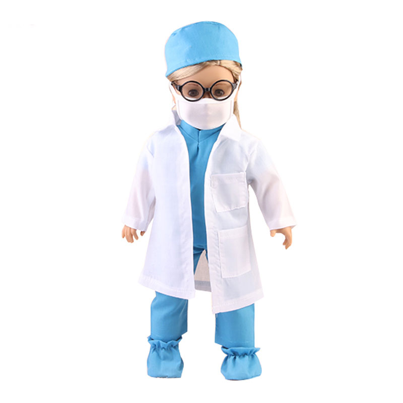 18 inch doll clothes doll doctor’s suit-CL-0166插图3