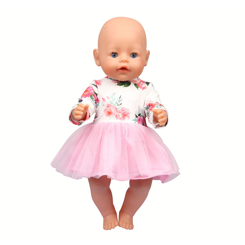 18 inch doll clothes doll flower mesh skirt-CL-0169插图3