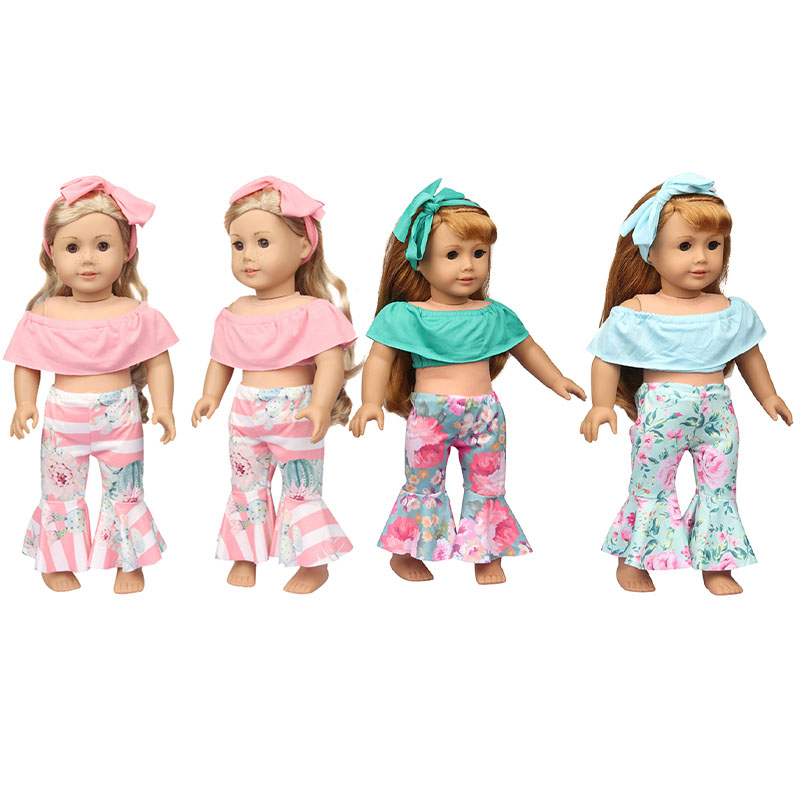 18 inch doll clothes doll shawl 3-piece set-CL-0125插图