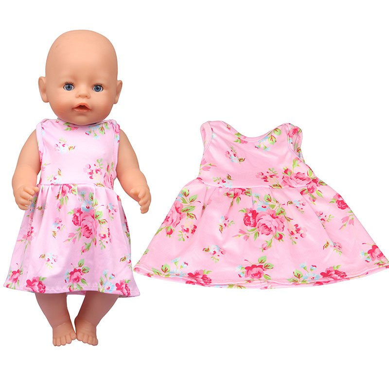 18 inch doll clothes doll camellias dress + panties-CL-0128插图1