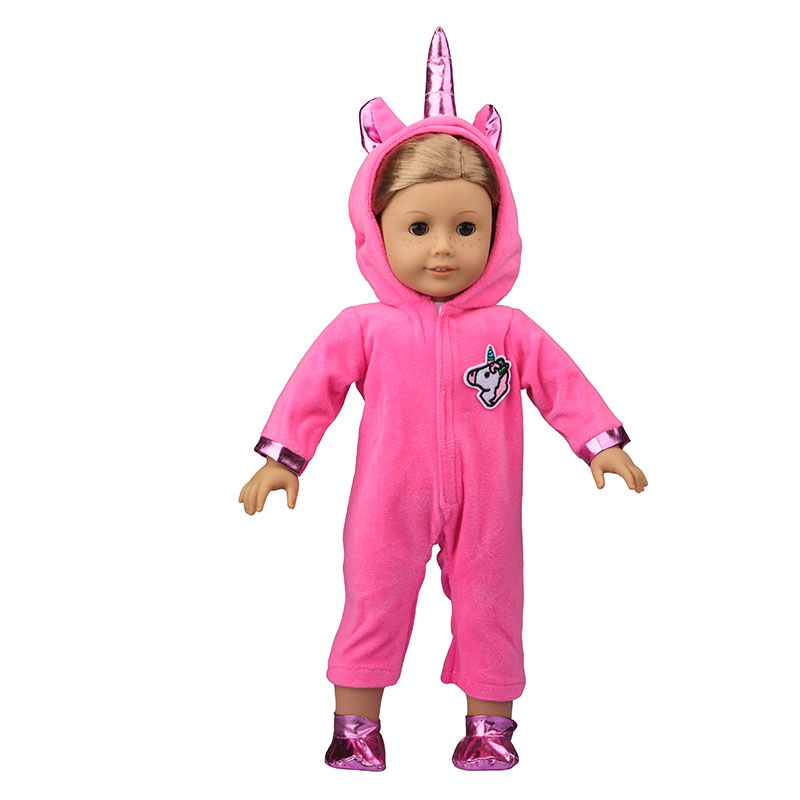 18 inch doll clothes doll unicorn one-piece pajamas-CL-0170插图3