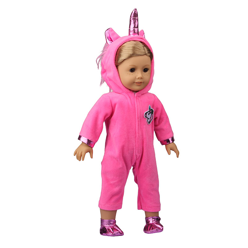 18 inch doll clothes doll unicorn one-piece pajamas-CL-0170插图5