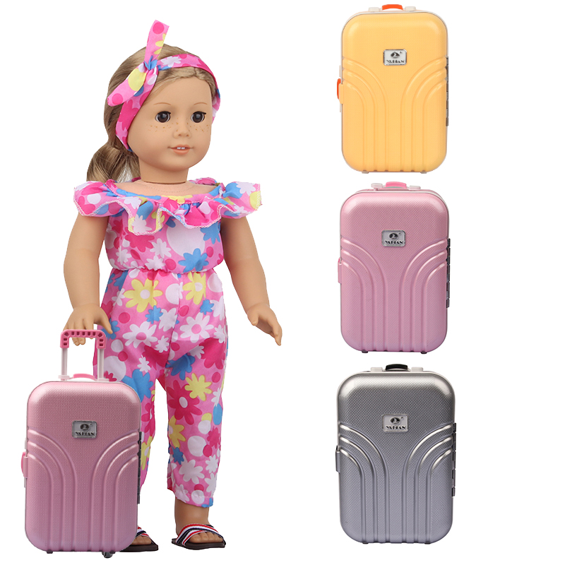 18 inch doll accessories doll mini toy suitcase-BE-0017插图