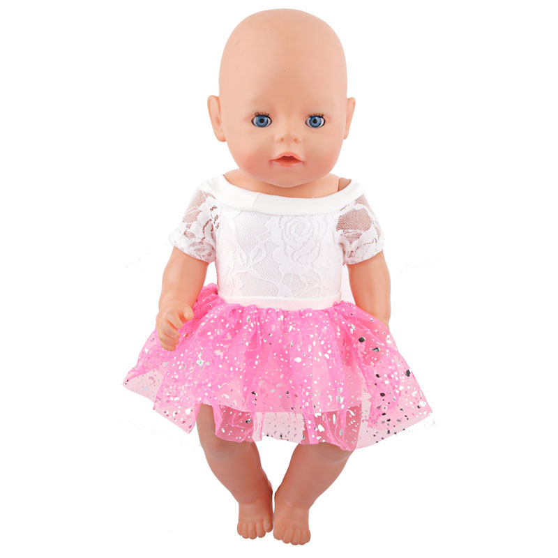 18 inch doll clothes doll white lace blouse and pink doll saree-CL-0188插图3