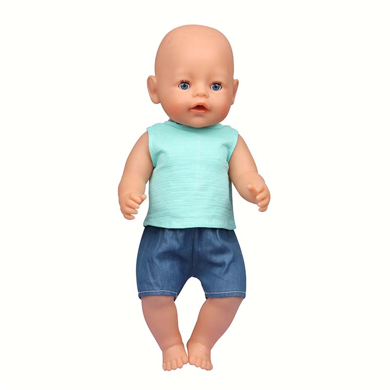 18 inch doll clothes doll green sleeveless sweatshirt-CL-0209插图6