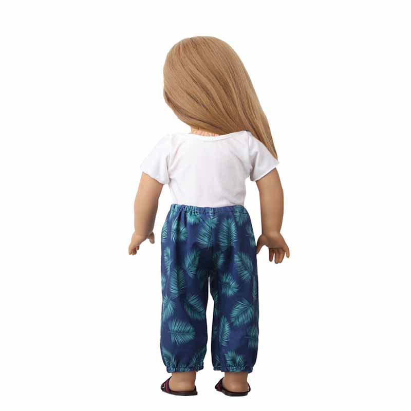 18 inch doll clothes doll leaf set summer sets vacation style straw hat set -CL-0211插图10