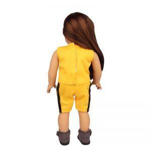 18 inch doll clothes doll  yellow doll sportswear CL-0231插图4