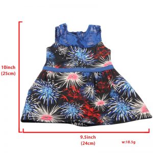 18 inch doll clothes doll fireworks printing CL-0217插图4