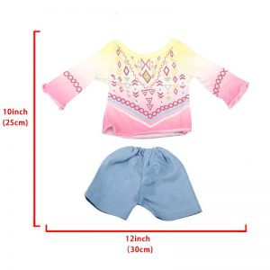 18 inch doll clothes diamond printed suit CL-0238插图6