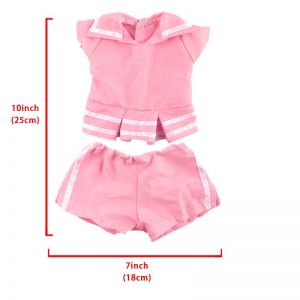 18 inch doll clothes pink short sleeve suit sailor suit CL-0241插图3