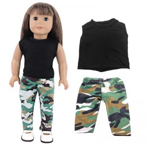18 inch doll clothes doll camouflage clothing CL-0226插图
