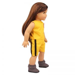 18 inch doll clothes doll  yellow doll sportswear CL-0231插图3