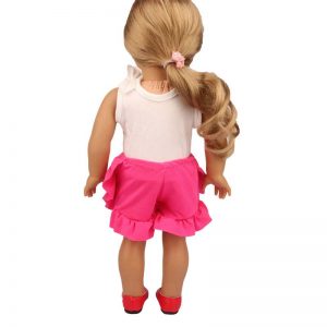 18 inch doll clothes doll rose flower summer suit CL-0235插图4
