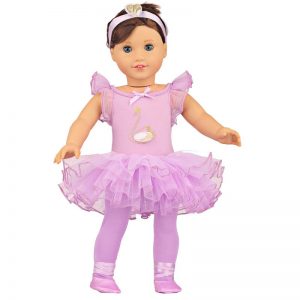 18 inch doll clothes  swan ballet costume CL-0239插图3