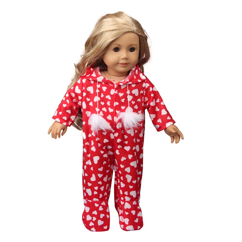 18 inch doll clothes doll littered with love little fox bodysuit (without doll)-CL-0210插图2