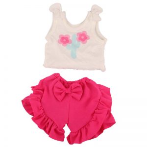 18 inch doll clothes doll rose flower summer suit CL-0235插图1