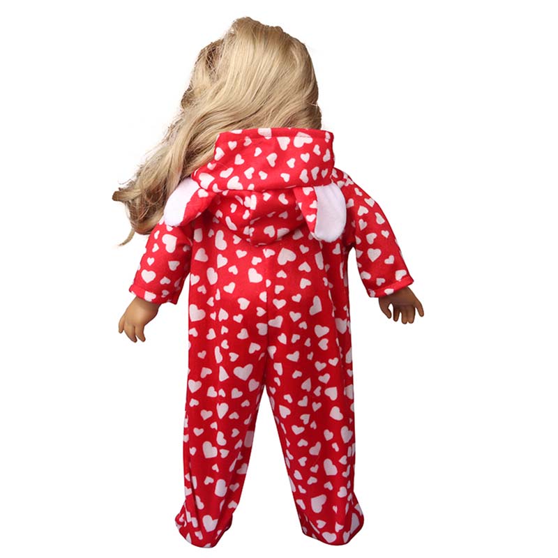 18 inch doll clothes doll littered with love little fox bodysuit (without doll)-CL-0210插图3