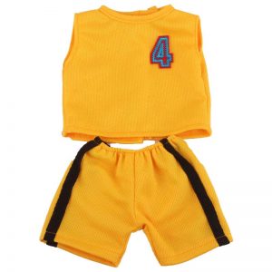 18 inch doll clothes doll  yellow doll sportswear CL-0231插图