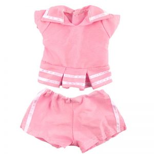 18 inch doll clothes pink short sleeve suit sailor suit CL-0241插图1