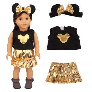 18 inch doll clothes doll animal ear suit CL-0230插图3