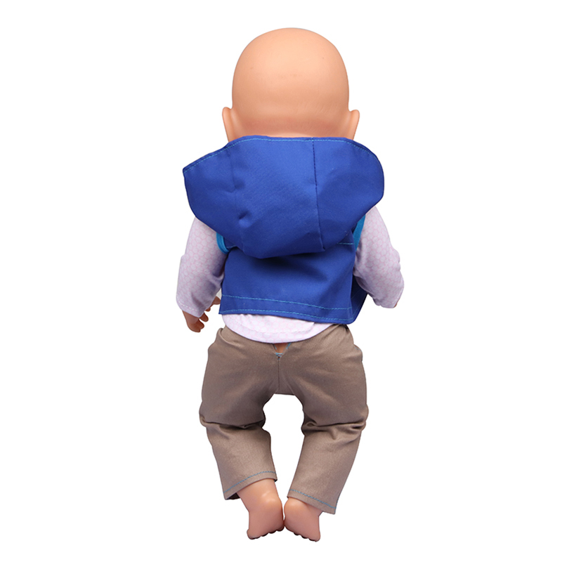 18 inch doll clothes doll Blue Jacket Suit -CL-0208插图8