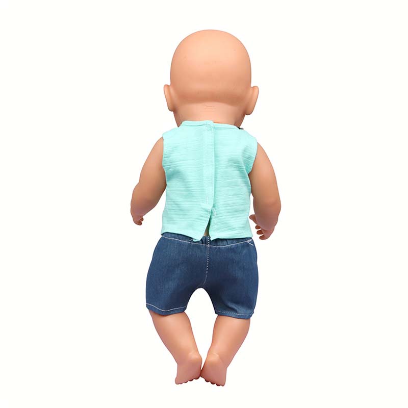 18 inch doll clothes doll green sleeveless sweatshirt-CL-0209插图7