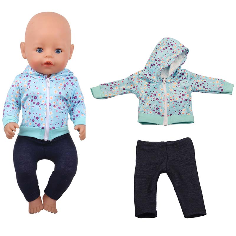 18 inch doll clothes doll printed sports set-CL-0200插图8