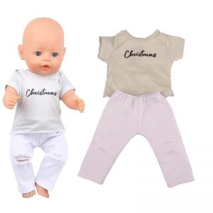 18 inch doll clothes doll white sports cover CL-0232插图1