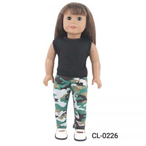 18 inch doll clothes doll camouflage clothing CL-0226插图3