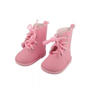 18 inch doll shoes 6cm  pink high shoes  -SH-0167插图1