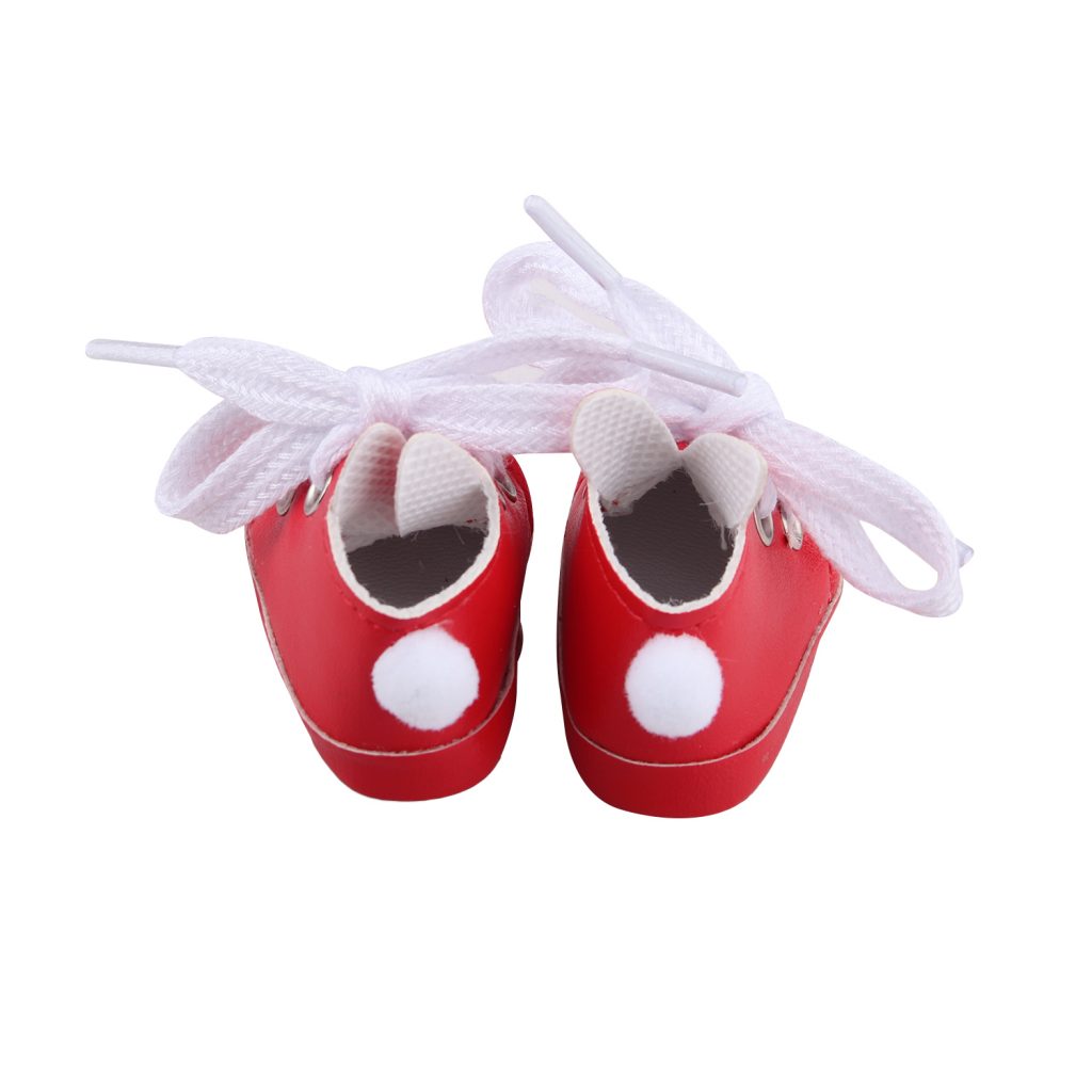 14 inch doll shoes 5.5cm Wool sneakers -SH-0131插图2