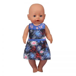 18 inch doll clothes doll fireworks printing CL-0217插图3