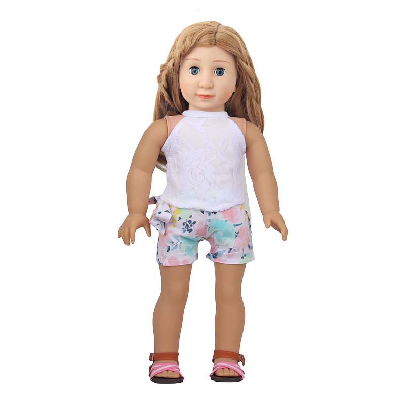 18 inch doll clothes doll neck-hanging tops and bottoms-CL-0202插图4