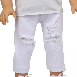 18 inch doll clothes doll white sports cover CL-0232插图4