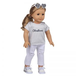 18 inch doll clothes doll white sports cover CL-0232插图9