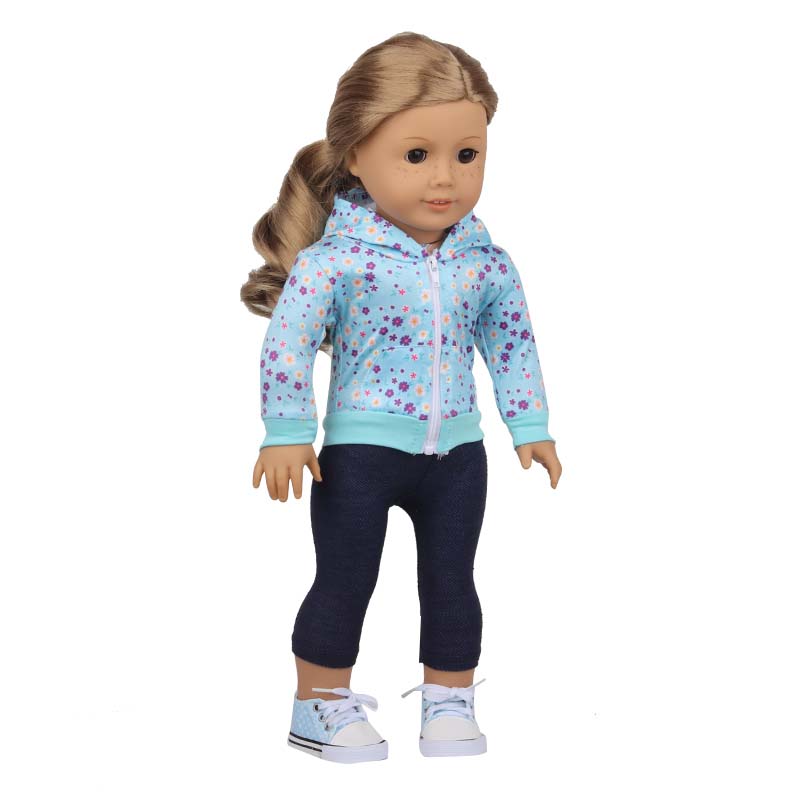18 inch doll clothes doll printed sports set-CL-0200插图4