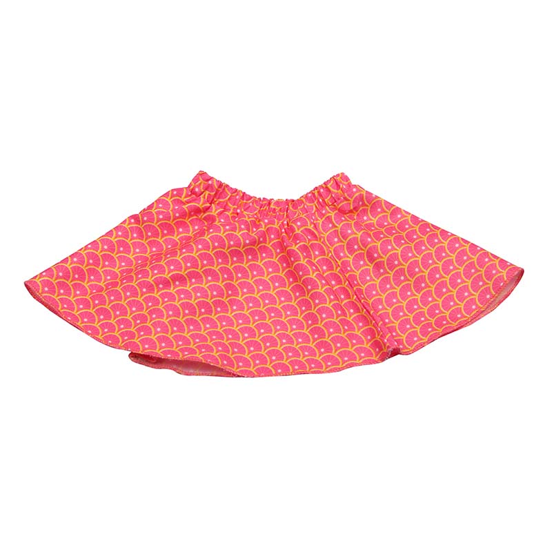 18 inch doll clothes doll yellow top pink fish scale skirt -CL-0193插图3