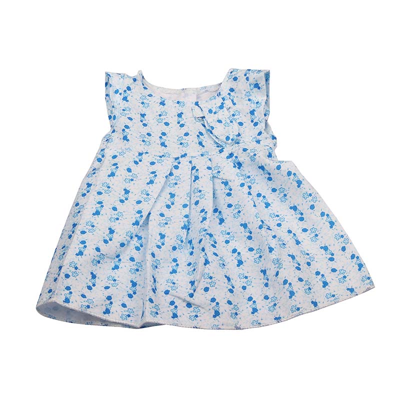 18 inch doll clothes doll blue floral dress -CL-0205插图3