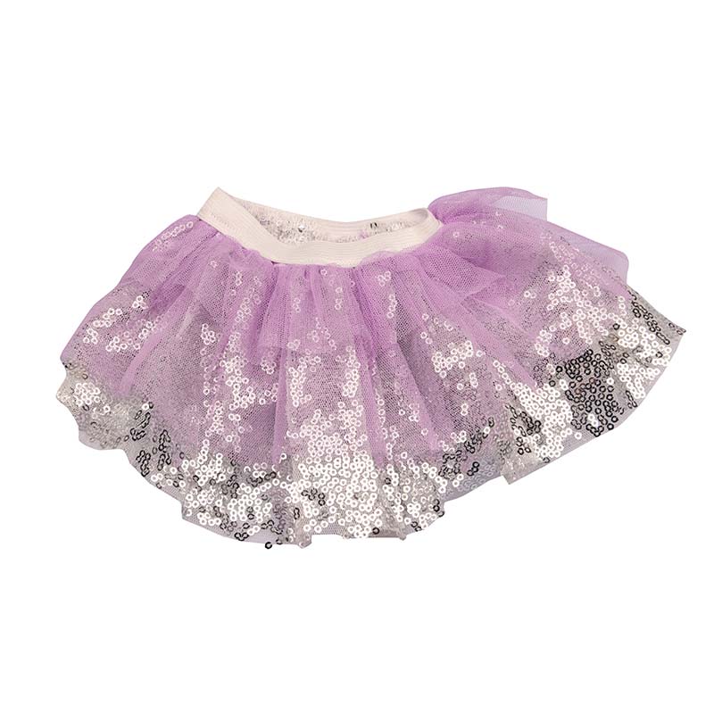 18 inch doll clothes doll purple mesh bling dress doll saree-CL-0196插图4