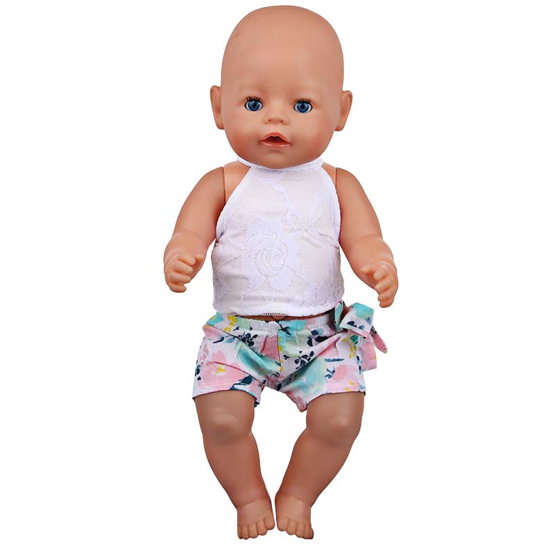 18 inch doll clothes doll neck-hanging tops and bottoms-CL-0202插图5